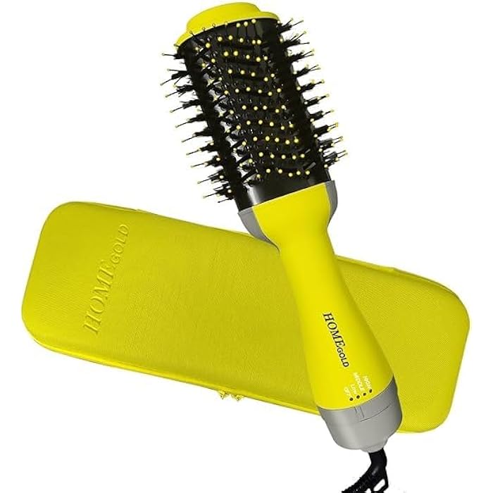 Hot Air Comb Hair Dryer Brush 2500W One Step Blow Dryer And Volumizer With Ceramic Coating, Ionic Hair Brush With 3 Heat Speed Settings For Smooth Shiny Hair, Styling Comb For All Hair Types HG-1918 - Image 1